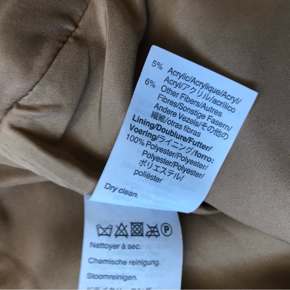 NWT J. Crew Mercantile Wool Frill Detailed Mini Skirt in Camel Size 14 - Picture 6 of 10